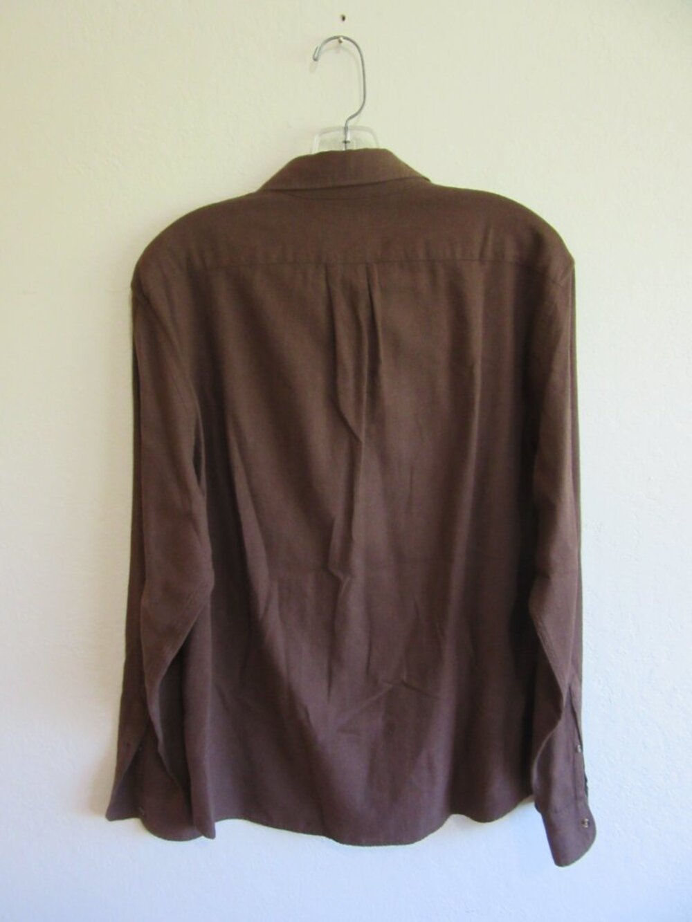 J. Crew Brown M Slim Untucked Button Down Collar Brushed Twill Shirt - Picture 2 of 4